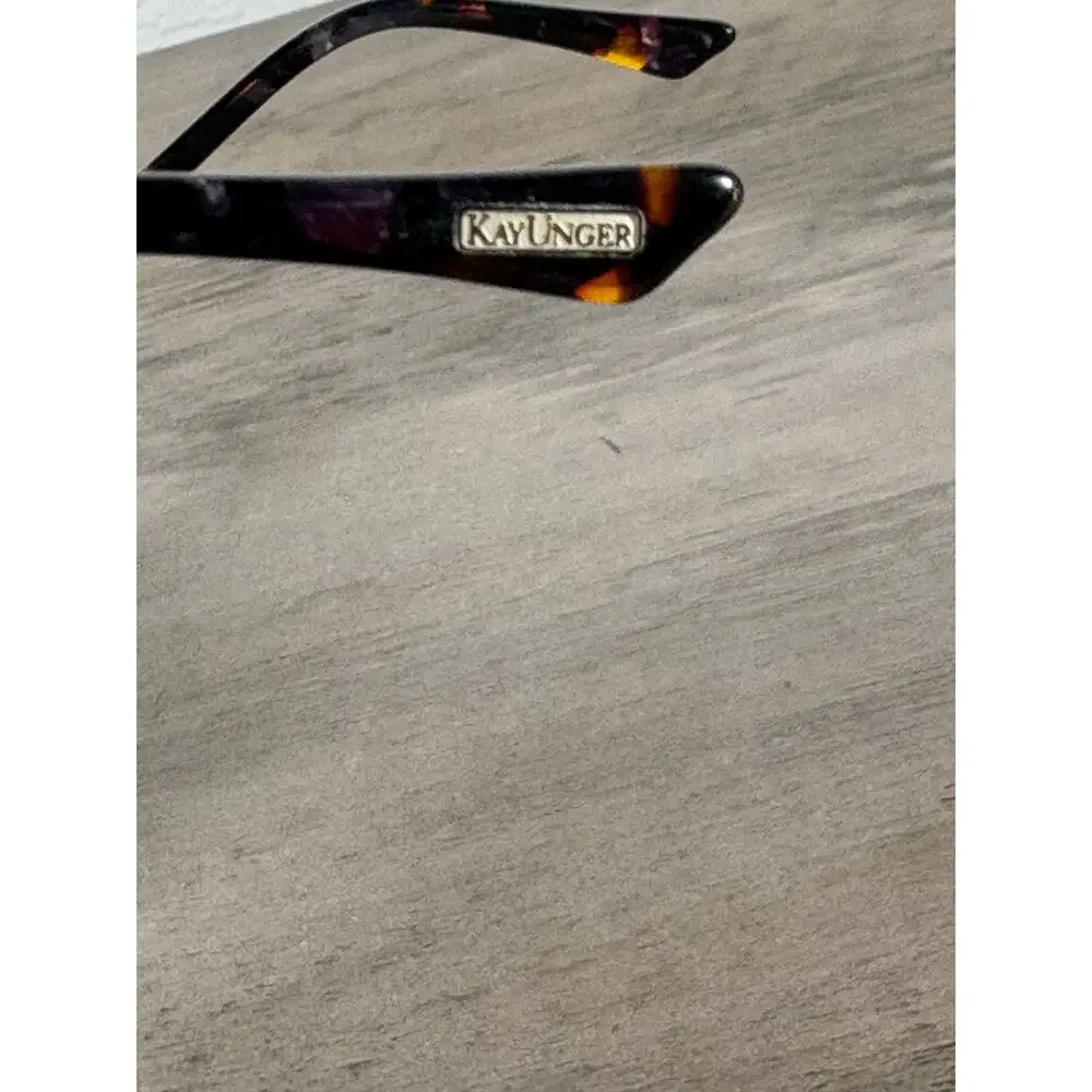 Kay Unger New York K199 PUR Brown Tortoise Shell Women's Eyeglass Frames Glasses